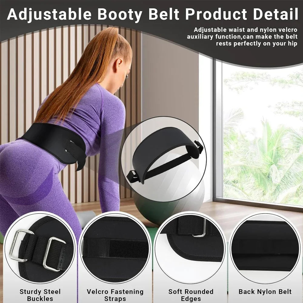 Hip Thrust Strap for Dumbbells – Glute & Leg Workout Belt