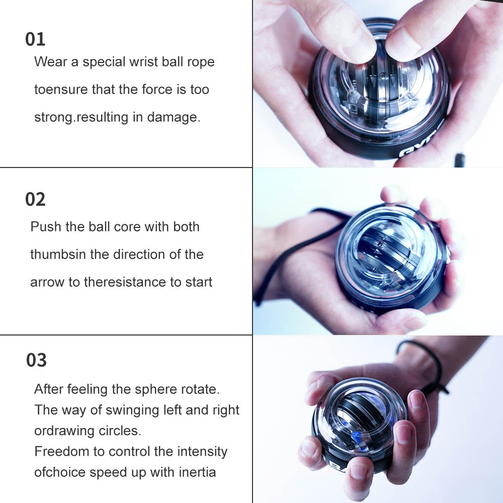 Wrist Strengthener Force Ball Massager – Improve Grip & Relieve Wrist Pain