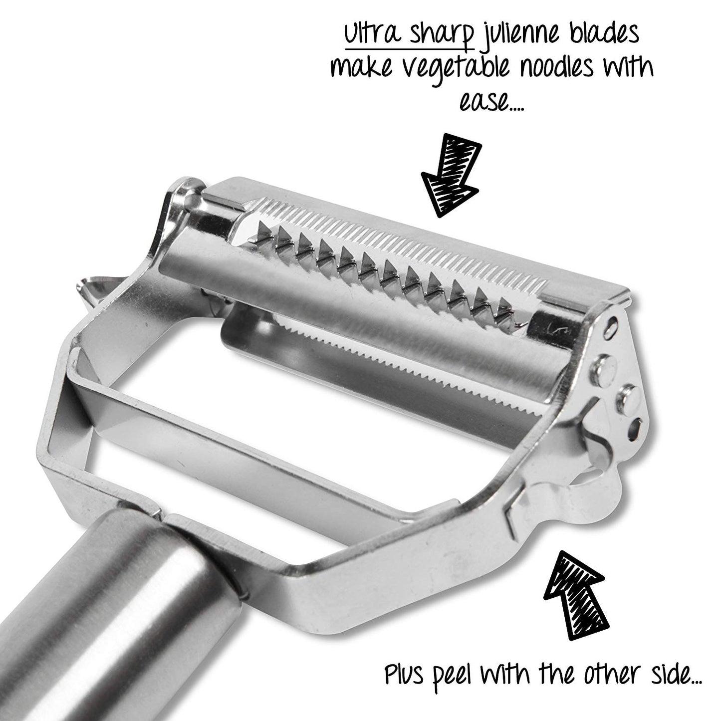 Stainless Steel Dual Blade Vegetable Peeler