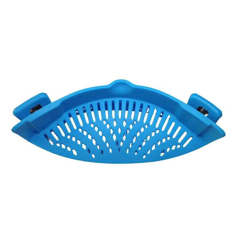 Clip-On Silicone Pot Strainer – Spill-Free Draining Tool