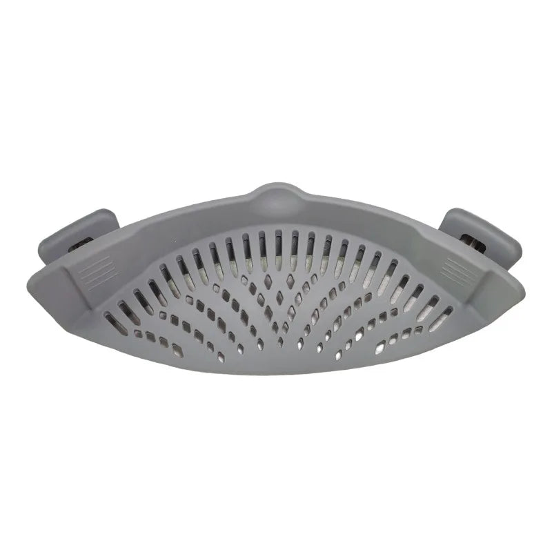 Clip-On Silicone Pot Strainer – Spill-Free Draining Tool