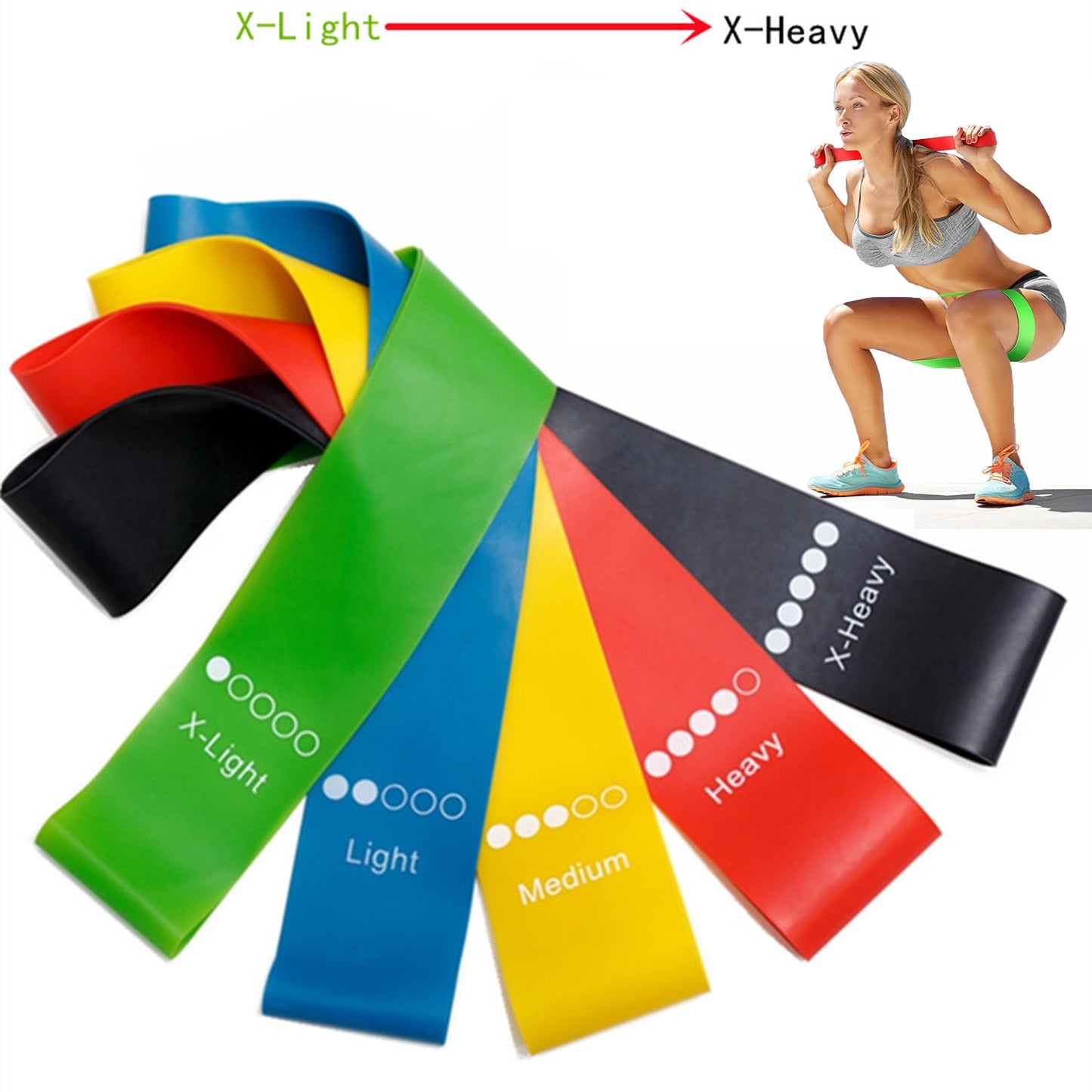 Fitness Resistance Bands – Durable Latex Bands for Exercise & Toning