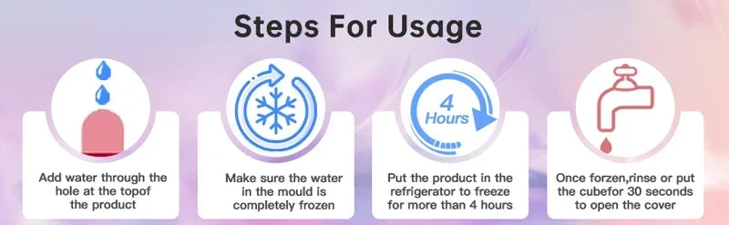 Face Ice Roller for Glowing Skin – Shrink Pores & Soothe Redness