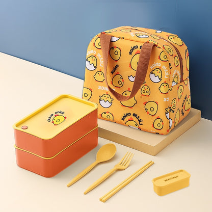 Lunch Box Container with Insulated Bag – Portion Control & Leakproof