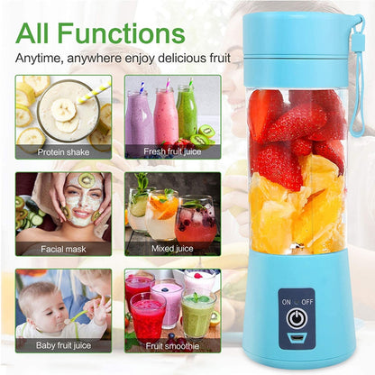 Mini Portable Electric Juicer – USB Blender for Smoothies, Fruit Juice & Travel Use