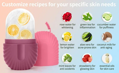 Face Ice Roller for Glowing Skin – Shrink Pores & Soothe Redness