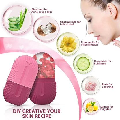 Face Ice Roller for Glowing Skin – Shrink Pores & Soothe Redness