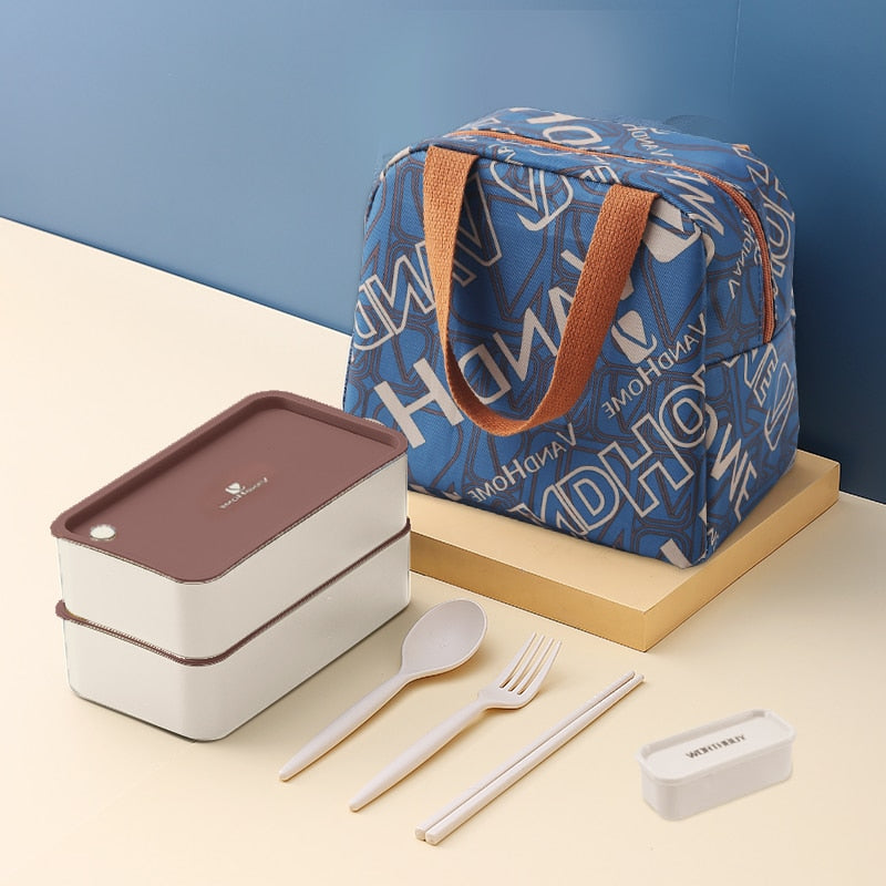 Lunch Box Container with Insulated Bag – Portion Control & Leakproof
