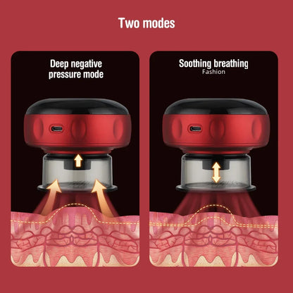 Electric Vacuum Cupping Device – Massage & Cellulite Reduction Tool