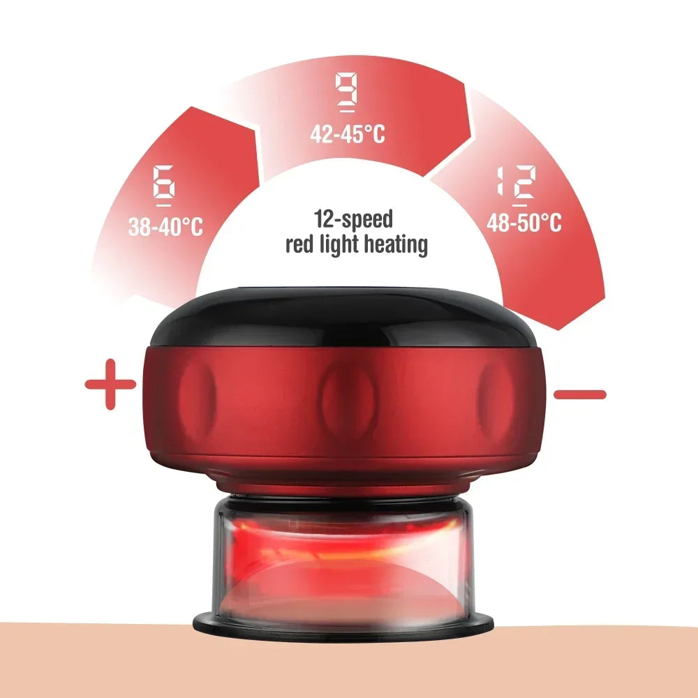 Electric Vacuum Cupping Device – Massage & Cellulite Reduction Tool