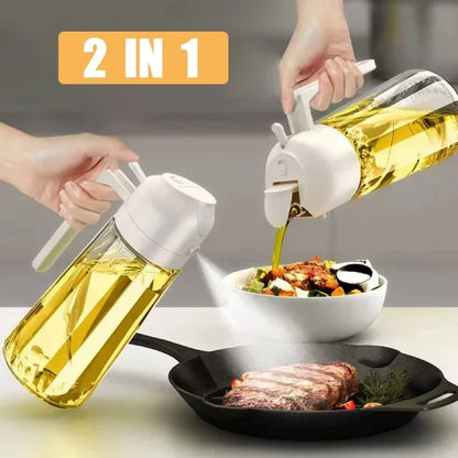 Olive Oil Spray Bottle – Refillable Cooking Mister for Air Fryer, BBQ, and Grilling