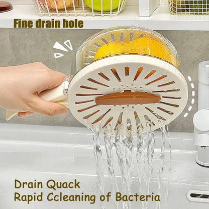 Multifunctional Colander Bowl with Lid & Handle – Wash & Store Fruits & Veggies