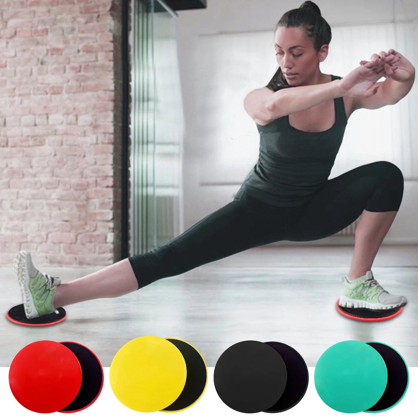 Pilates Core Sliders – Dual-Sided Gliders for Abs & Strength Training