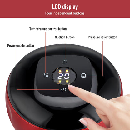 Electric Vacuum Cupping Device – Massage & Cellulite Reduction Tool
