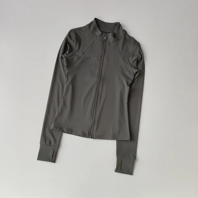 Women's Long Sleeved Yoga Jacket - Activewear Jacket
