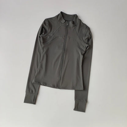 Women's Long Sleeved Yoga Jacket - Activewear Jacket