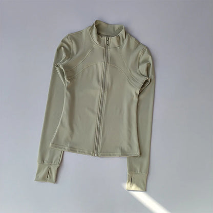 Women's Long Sleeved Yoga Jacket - Activewear Jacket