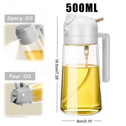 Olive Oil Spray Bottle – Refillable Cooking Mister for Air Fryer, BBQ, and Grilling