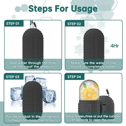 Face Ice Roller for Glowing Skin – Shrink Pores & Soothe Redness