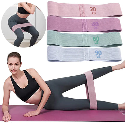 Resistance Bands (20–90lbs) – Heavy-Duty Workout Bands for Home, Gym & Strength Training