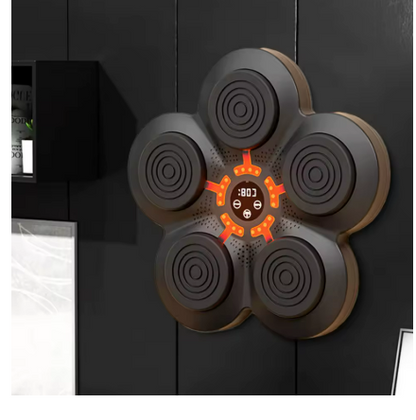 Boxing Target Wall Pad – Music & Light Punch Trainer for Home Gym