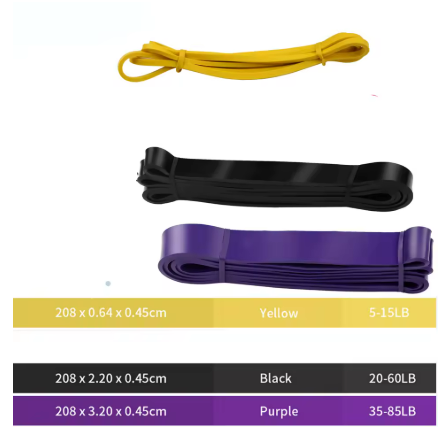 Latex Exercise Bands Set – Resistance Loops for Toning & Stretching