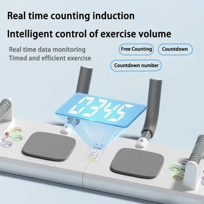Digital Push-Up Board with Smart Timer & LED Display