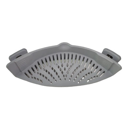 Clip-On Silicone Pot Strainer – Spill-Free Draining Tool